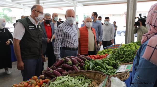 Kocasinan Belediyesi'nin ekolojik pazarı açıldı