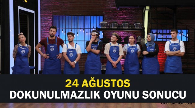 MasterChef 2021 25 Ağustos dokunulmazlık oyununu kim kazandı?