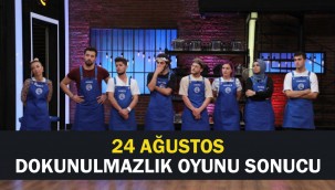 MasterChef 2021 25 Ağustos dokunulmazlık oyununu kim kazandı?