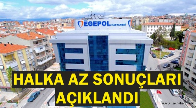 Nasmed Özel Sağlık (EGEPO) halka arz sonuçları açıklandı