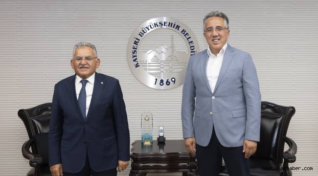Nevşehir Belediye Başkanı Mehmet Savran, Başkan Büyükkılıç'ı ziyaret etti