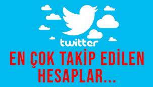 Twitter'da en çok takip edilen hesaplar belli oldu!