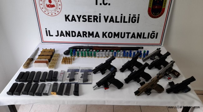 Kayseri'de kaçak silah ticareti operasyonu