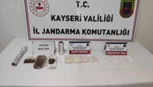 Kayseri'de uyuşturucu operasyonu: 1 gözaltı