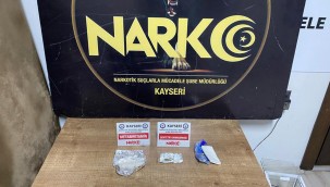 Kayseri'de uyuşturucu operasyonunda 2 kişi gözaltına alındı