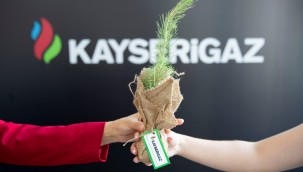 Kayserigaz, abonelerine fidan hediye etti