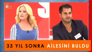 Müge Anlı'da Vedat Alexander Şen 33 yıl sonra ailesine kavuştu