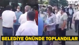 Otobüs şoförleri Büyükşehir önünde toplandı, belediyeden açıklama geldi...