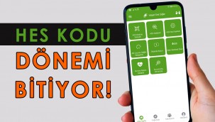 Pandemiyle mücadelede HES kodu devri kapanıyor!