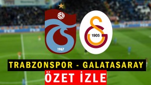 Trabzonspor: 2 – Galatasaray: 2 geniş maç özeti youtube izle
