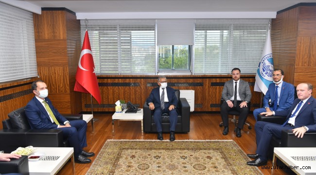 Yeniden Refah Partisi Genel Başkanı Erbakan'dan Büyükkılıç'a ziyaret