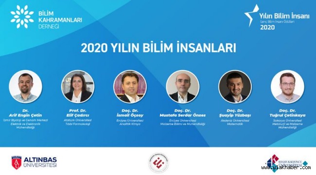 Bilim Kahramanları Derneği'nden ERÜ'ye ödül