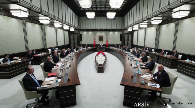 Bugün yapılacak olan kabine toplantısında gündem maddeleri