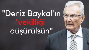 Deniz Baykal'ın vekilliğinin düşürülmesi için başvuru yapıldı