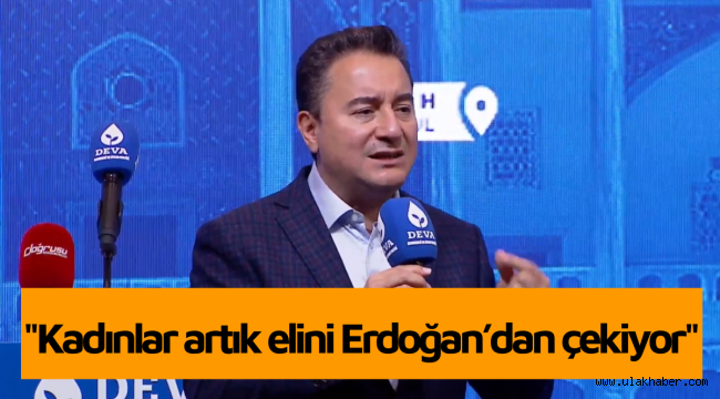 DEVA Partisi Lideri Ali Babacan'dan 'kadın hakları' açıklaması