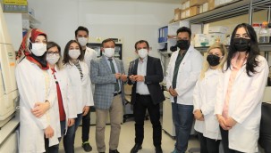 ERÜ Rektörü Çalış, ERAGEM ekibine teşekkür ziyaretinde bulundu