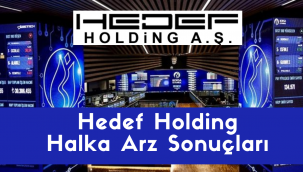 Hedef Holding halka arz sonuçları açıklandı