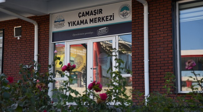 Kayseri Büyükşehir Belediyesi'nden öğrencilere çamaşır yıkama hizmeti