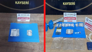 Kayseri'de 2 ayrı uyuşturucu operasyonunda 2 kişi tutuklandı