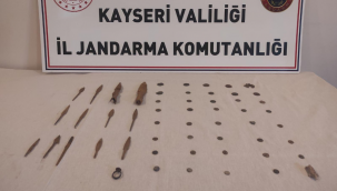 Kayseri'de tarihi eser kaçakçılığı operasyonu