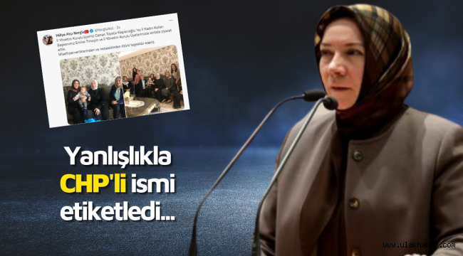 Kayseri Milletvekili Hülya Nergis yanlış kişiyi etiketleyince CHP'li ismin diline düştü!