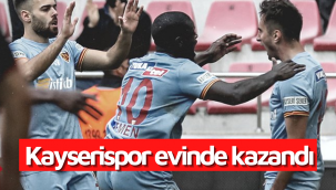 Kayserispor 1-0 geriye düştüğü maçı kazandı