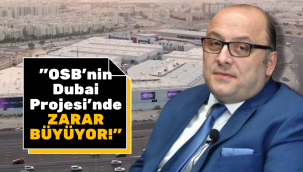 'OSB'nin Dubai projesi teşvik kapsamından çıkıyor, zarar büyüyor'