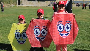 Talas'tan özel çocuklara uçurtma etkinliği