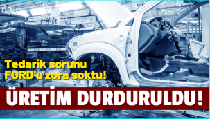 Ford, Gölcük'teki tesiste üretime ara verdi