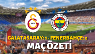 Galatasaray: 1 – Fenerbahçe: 2 | Geniş maç özeti izle 21 Kasım 2021