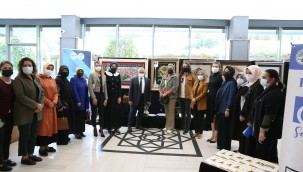 KAYMEK'in Sanat Sergisi'ne yoğun ilgi