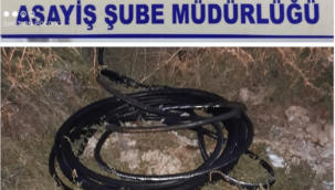 Kayseri'de kablo hırsızlığı yapan şahıs yakalandı
