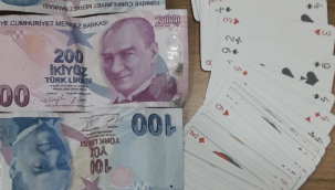 Kumar oynayan 5 kişi yakalandı