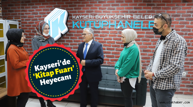 Kütüphaneler şehri Kayseri'de "kitap fuarı" heyecanı