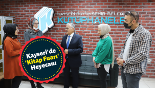 Kütüphaneler şehri Kayseri'de "kitap fuarı" heyecanı