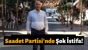 Saadet Partisi Melikgazi İlçe Başkanı Sinan Aktaş istifa etti!