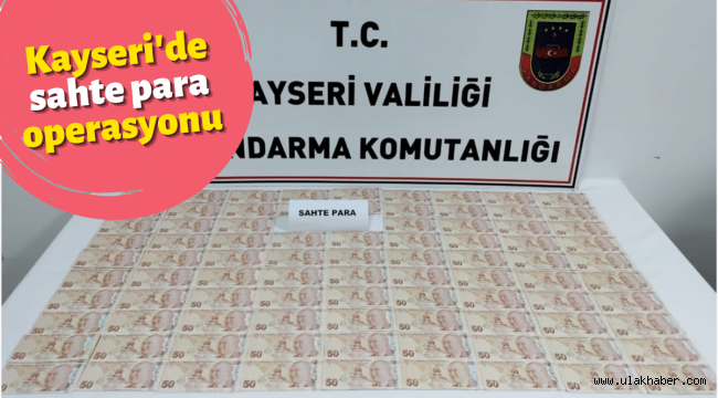 Sahte para operasyonunda 1 kişi gözaltına alındı