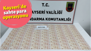 Sahte para operasyonunda 1 kişi gözaltına alındı