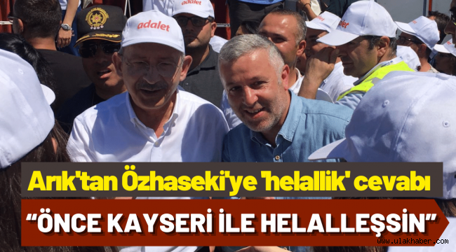 Siyasette 'helallik' tartışmasına CHP'li Çetin Arık da katıldı