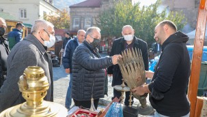 Talas Antika Pazarı'nda geçmişe hasret gideriliyor