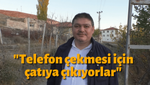 YRP İl Başkanı Önder Narin, cep telefonu çekmeyen mahallenin sesi oldu