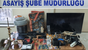 Bağ evi hırsızları yakalandı