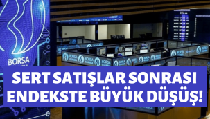 Borsa İstanbul'da sert satışlar geldi, endeks eksiye döndü