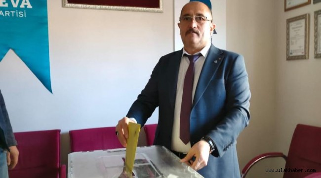 DEVA Partisi Develi İlçe Başkanı Ömer Çokyıldırım oldu