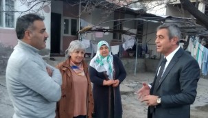 Geçinmek için hayvanlarını satan aileye Kazım Yücel'den ziyaret