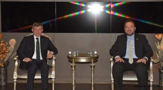 Gelecek Partisi Lideri Davutoğlu, MÜSİAD'ı ziyaret etti