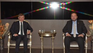 Gelecek Partisi Lideri Davutoğlu, MÜSİAD'ı ziyaret etti