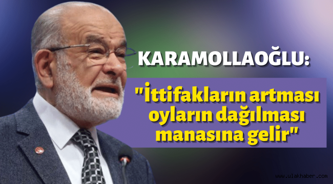 Karamollaoğlu 3. ittifak konusunda açıklama yaptı