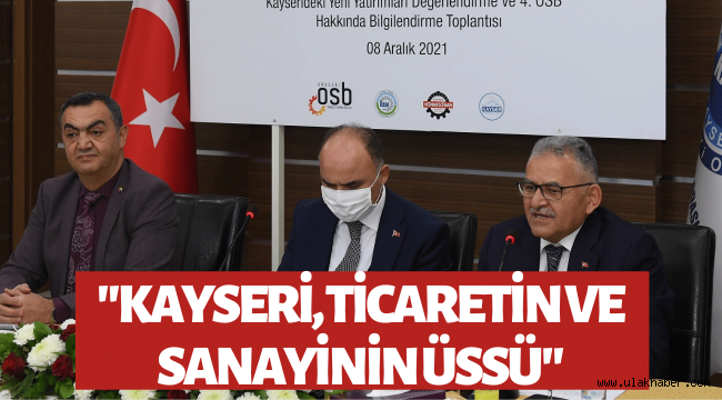 Kayseri'de 4. OSB toplantısı