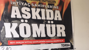 Kayseri'de 'askıda kömür' uygulaması başlatıldı